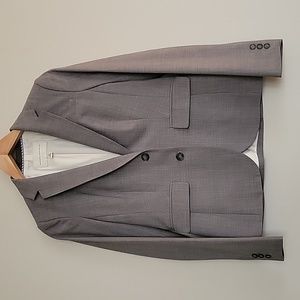 Banana Republic Blazer Suit Jacket Wool Gray Size 4